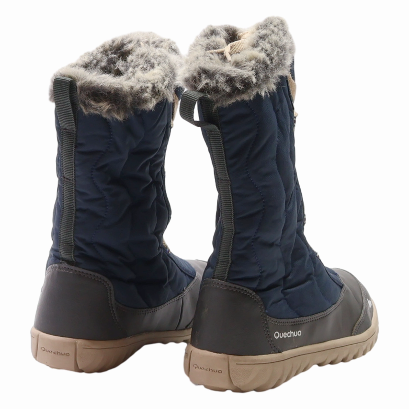 ESSENSOLE Snow Boots Blue Synthetic Womens UK 4 Snow Flurry Boots