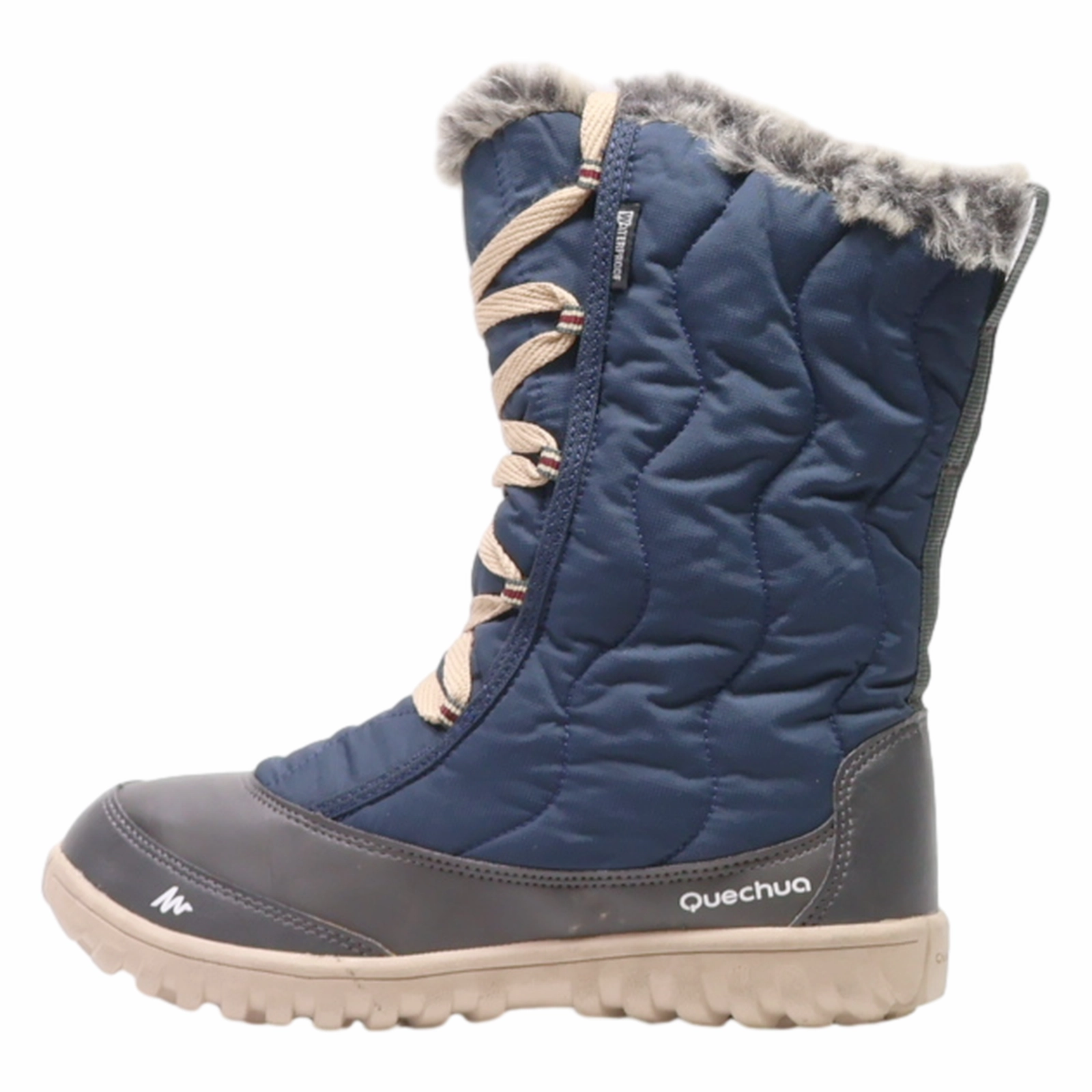 ESSENSOLE Snow Boots Blue Synthetic Womens UK 4 Weather Spirits Snow Boots