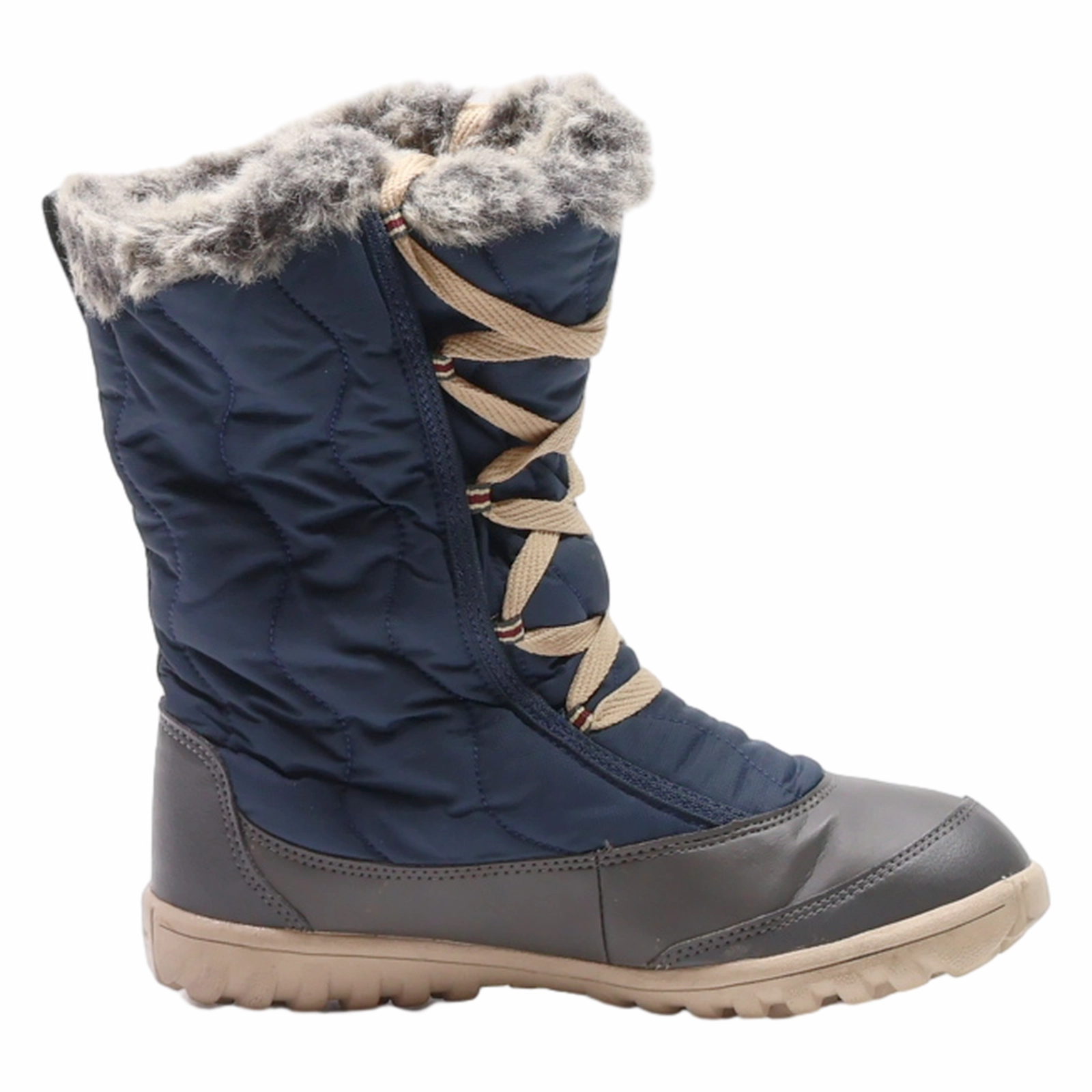 ESSENSOLE Snow Boots Blue Synthetic Womens UK 4 Kamik Brooklyn Snow Boots