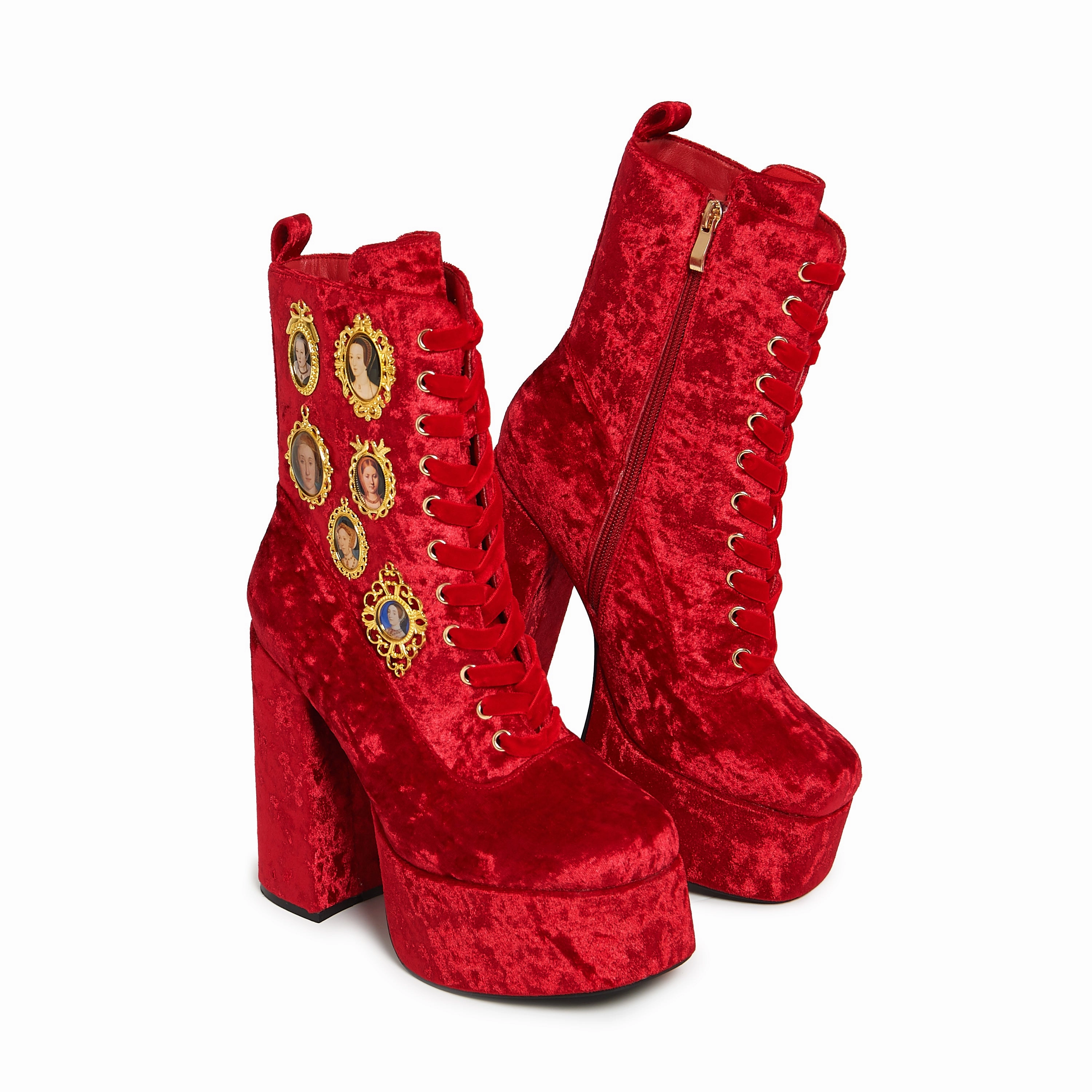 The Six Shadows Heeled Boots Lamour Mary Jane Shoes