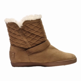 GUESS Snow Boots Beige Synthetic Womens UK 8 Sorel High Snow Boots
