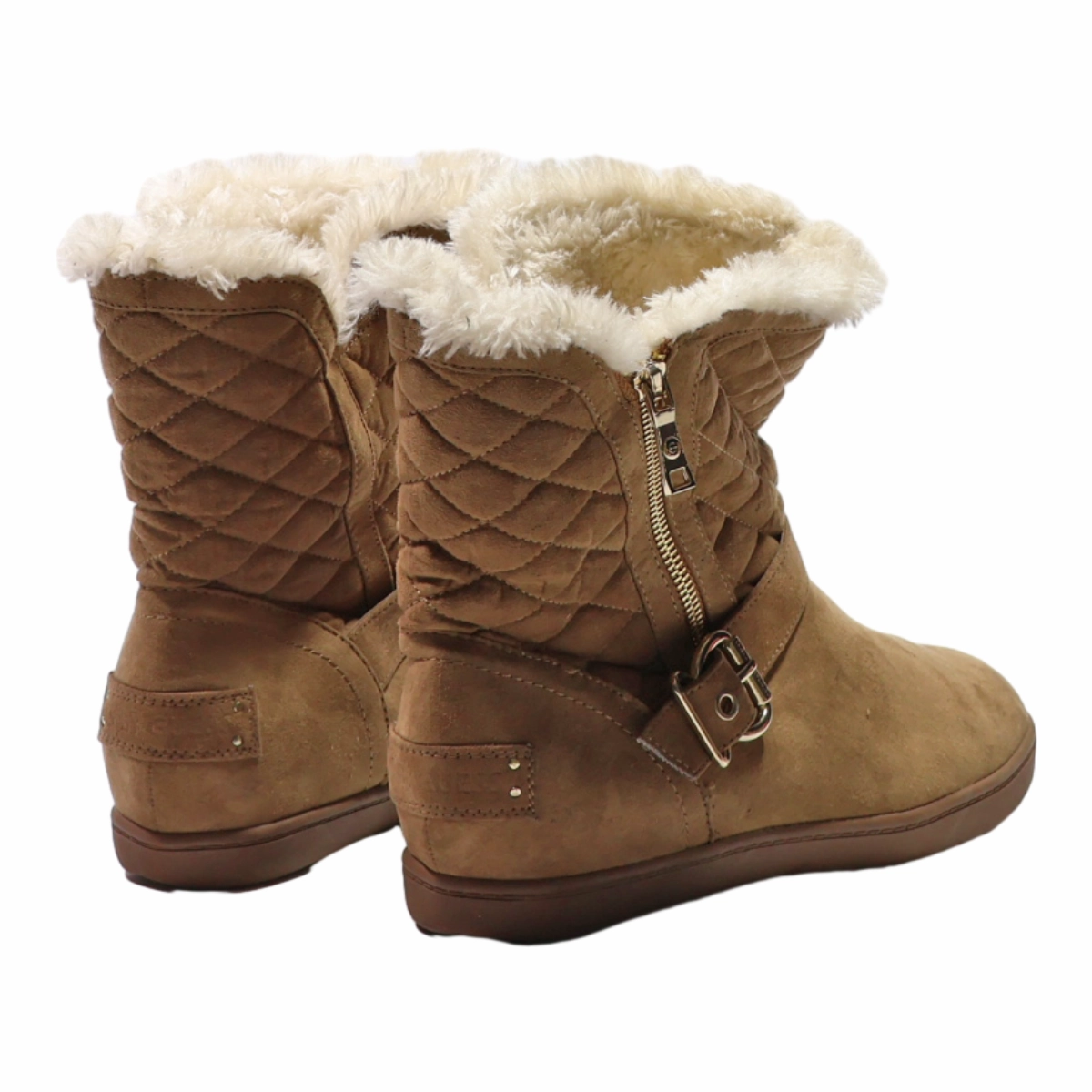 GUESS Snow Boots Beige Synthetic Womens UK 8 Snow Rider Boots
