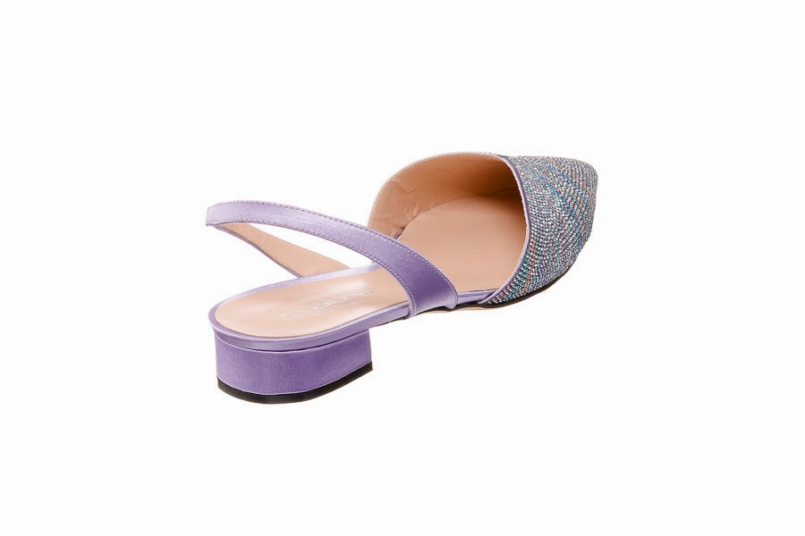 Glitter Flat Shoes Eva Moreno