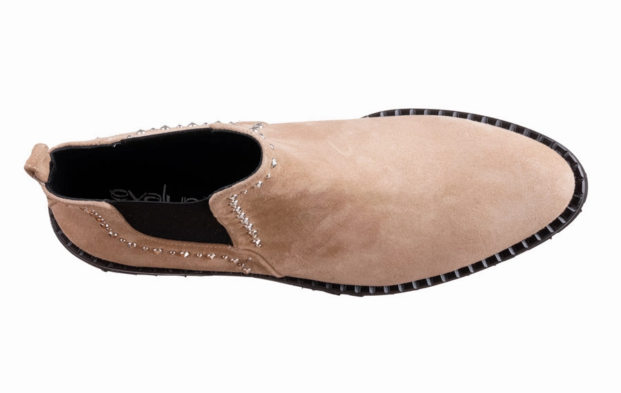 Eva Studs Taupe Size 10 Ankle Boots