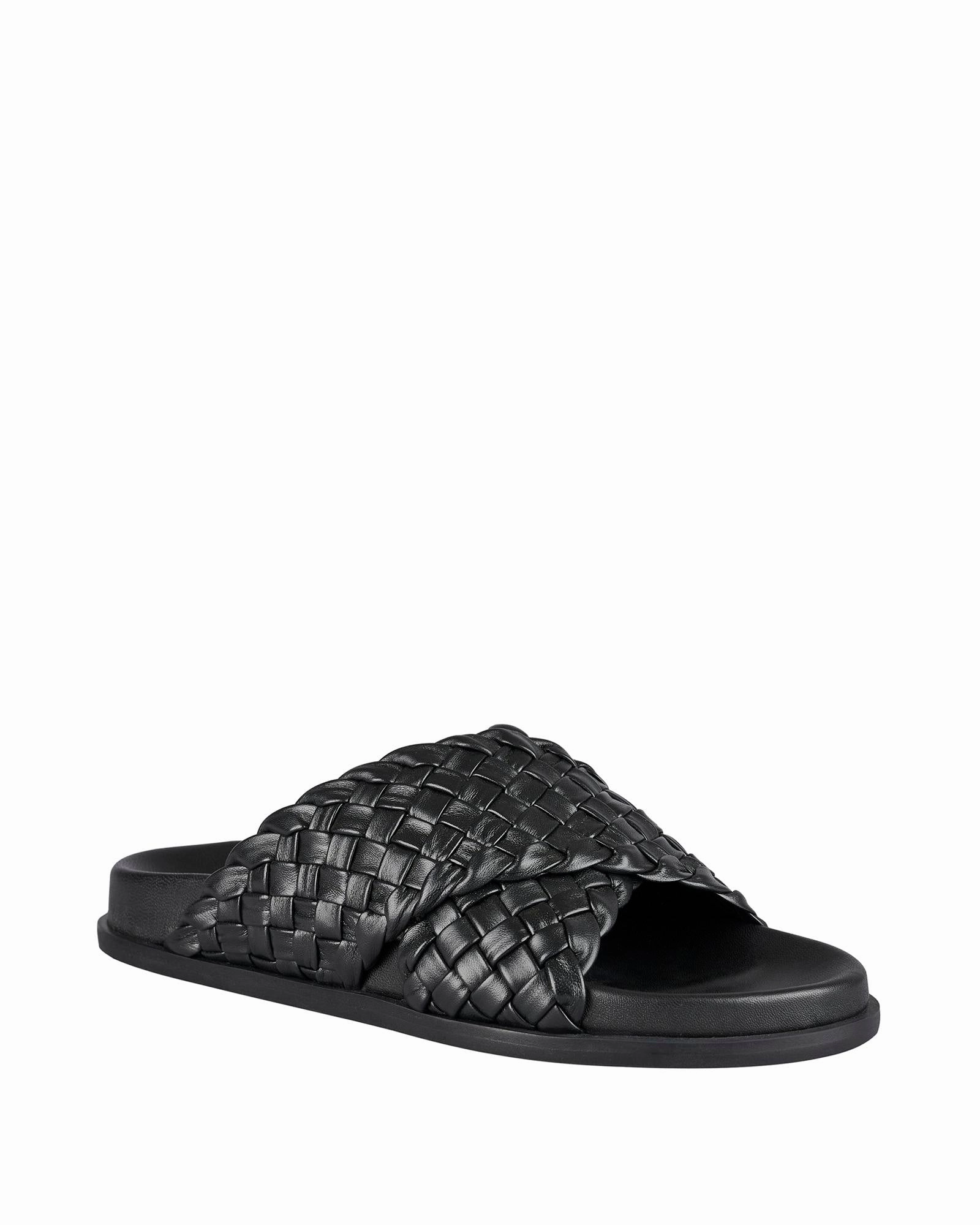 Cosy Knit Slippers Evelyn Footbed Black