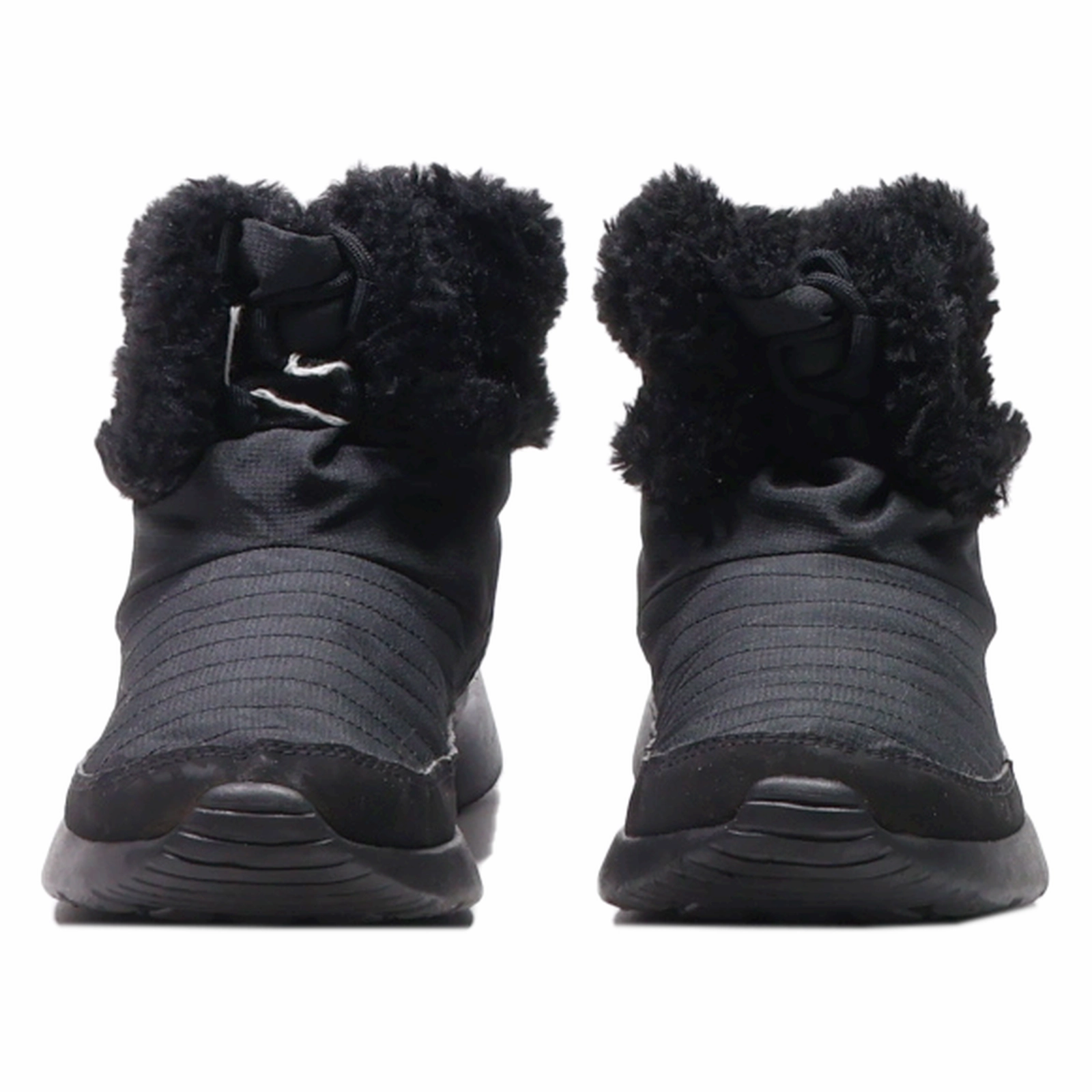 Funny Snow Boots NIKE Snow Boots Black Synthetic Womens UK 4