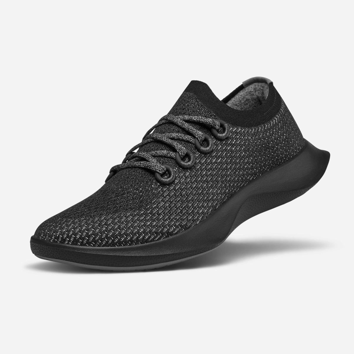 Allbirds Tree Dashers - LIMITED EDITION: Obsidian (Black Sole) Best Shoes For Walking/running