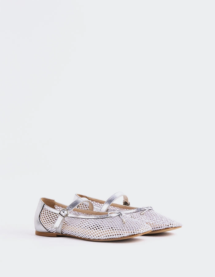 Starflower Silver Leather NULL  NULL  NULL  NULL  NULL  NULL  Mary Janes Shoes