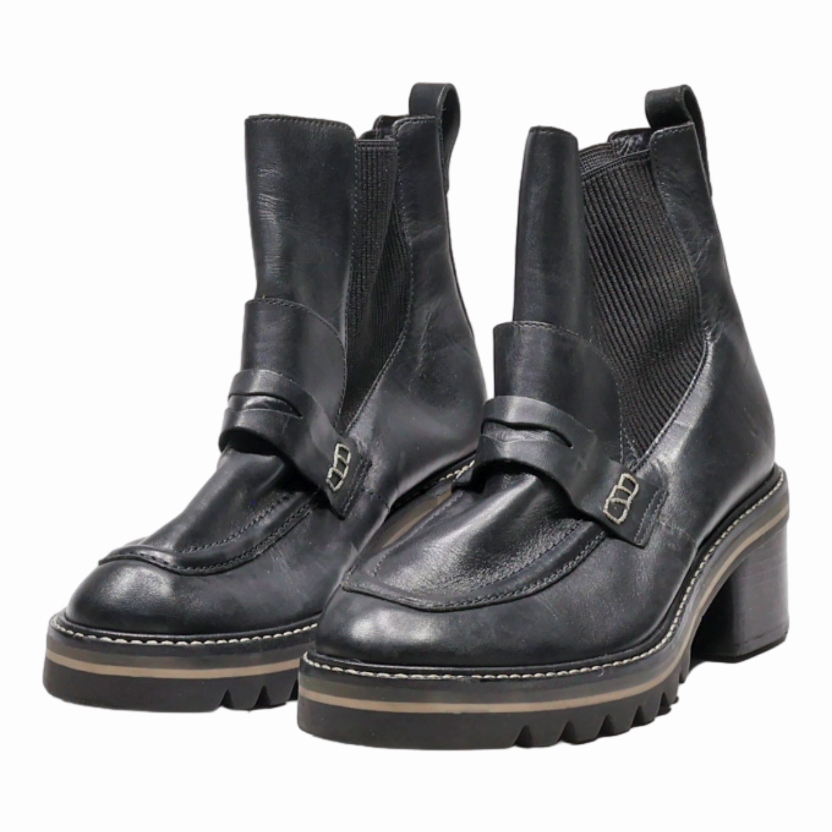 Vegan Chelsea Boots Uk BERNARDO Chelsea Boots Black Leather Womens UK 6