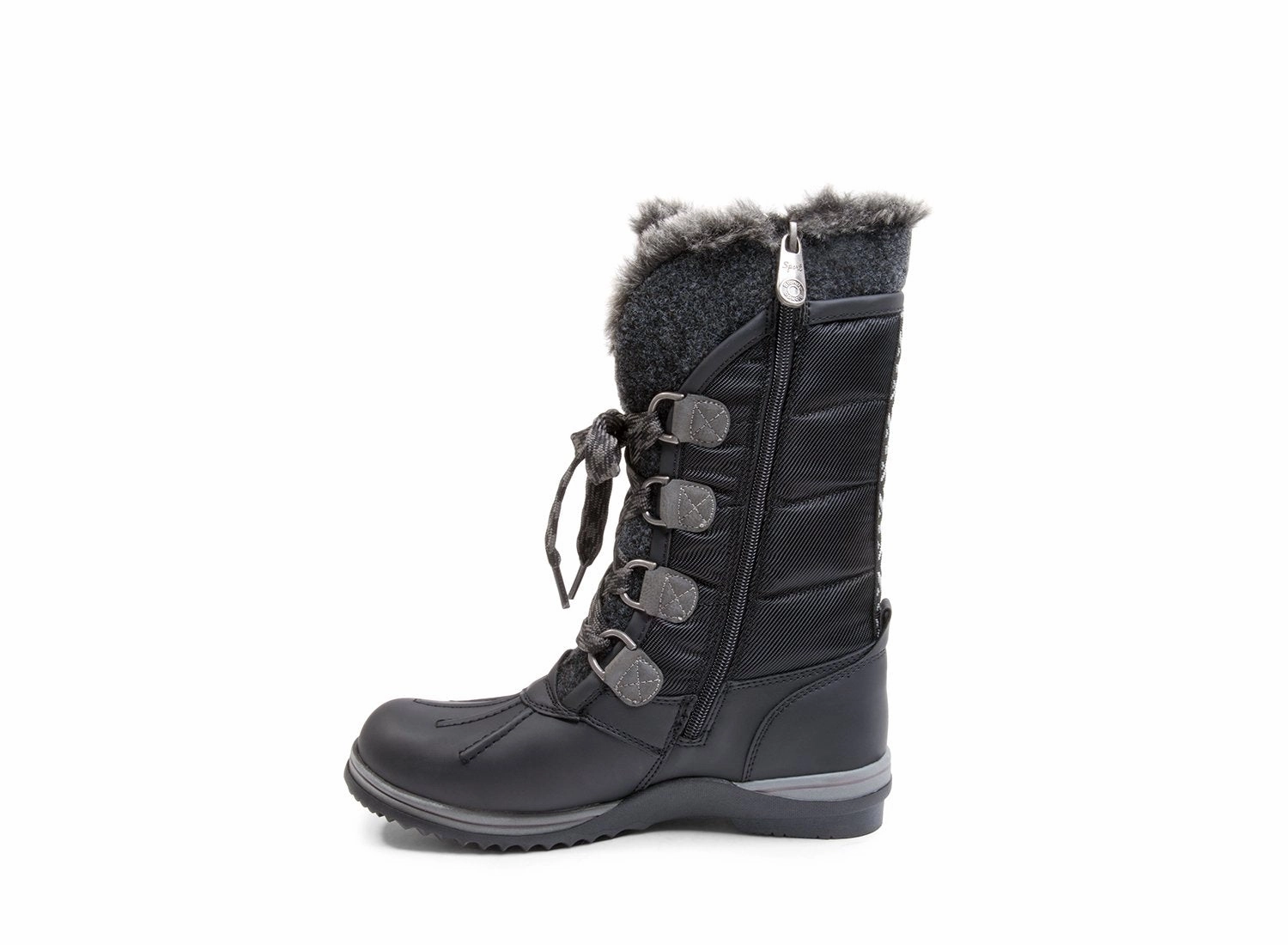 Love Moschino Faux Fur Snow Boots SUNNERY WATERPROOF BLACK