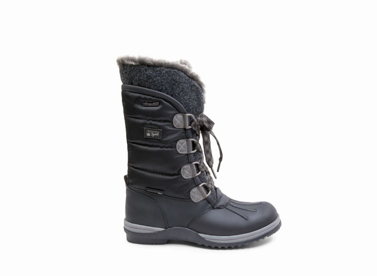 In Style Snow Boots SUNNERY WATERPROOF BLACK
