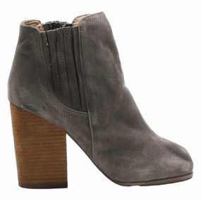 HAVANA Chelsea Boots Grey Leather Womens UK 6 Cargo Pants Chelsea Boots