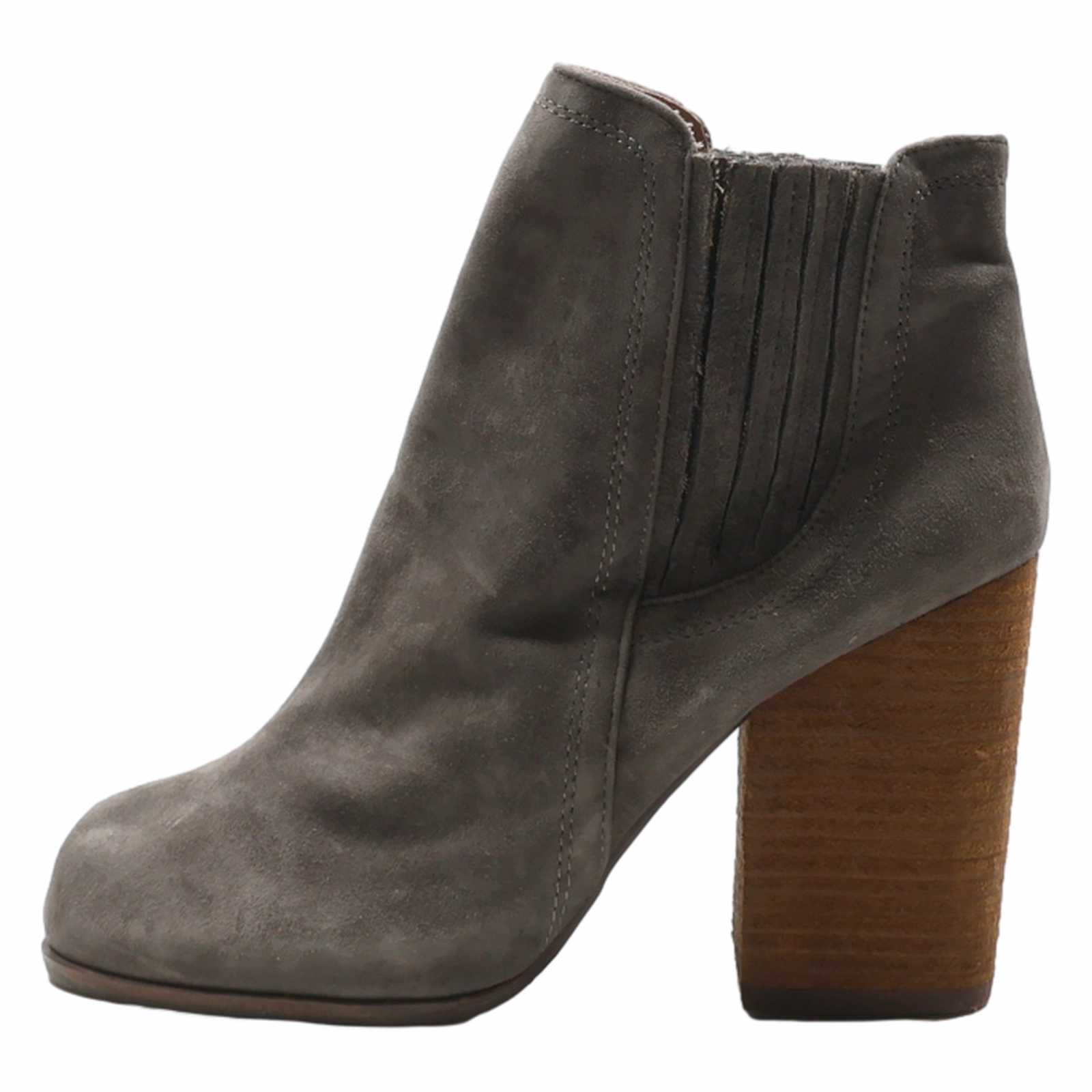 Kitten Heel Chelsea Boots HAVANA Chelsea Boots Grey Leather Womens UK 6