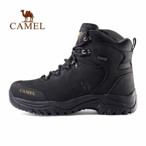 Ice Climbing Shoes Called CAMEL Men & Women High Top Hiking Shoes Durable Waterproof Anti-Slip Outdoor Climbing Trekking Shoes Military Tactical Boots