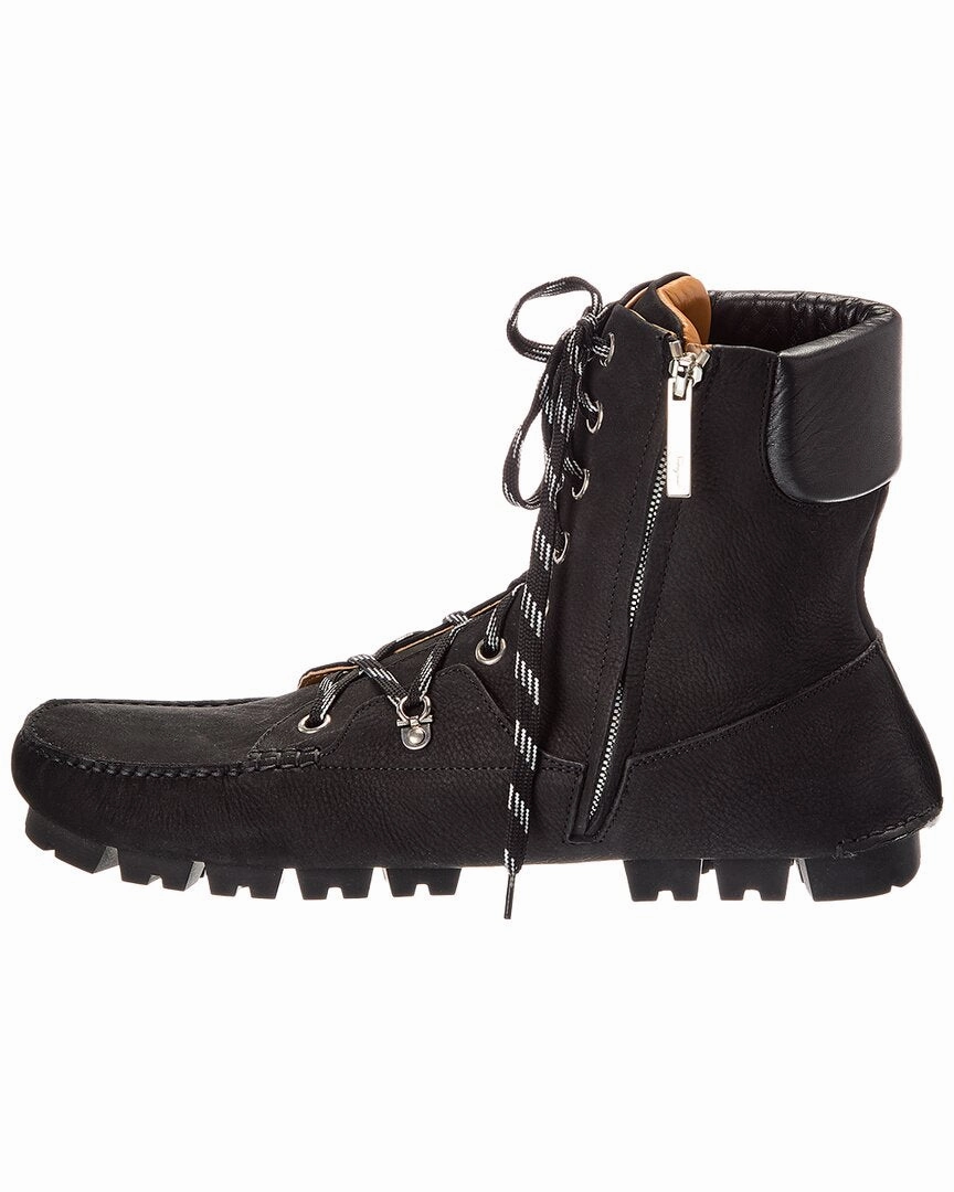 Ferragamo Grifo Leather Hiking Boot Merrell Hiking Boots Wide Toe Box