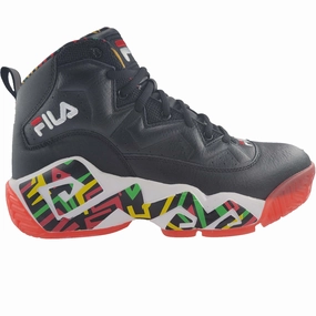Fila Men's  1BM01264-041 MB Jamal Mashburn Black Jelly Bean Retro Basketball Shoes Basketball Shoes With Best Traction On Dusty Courts