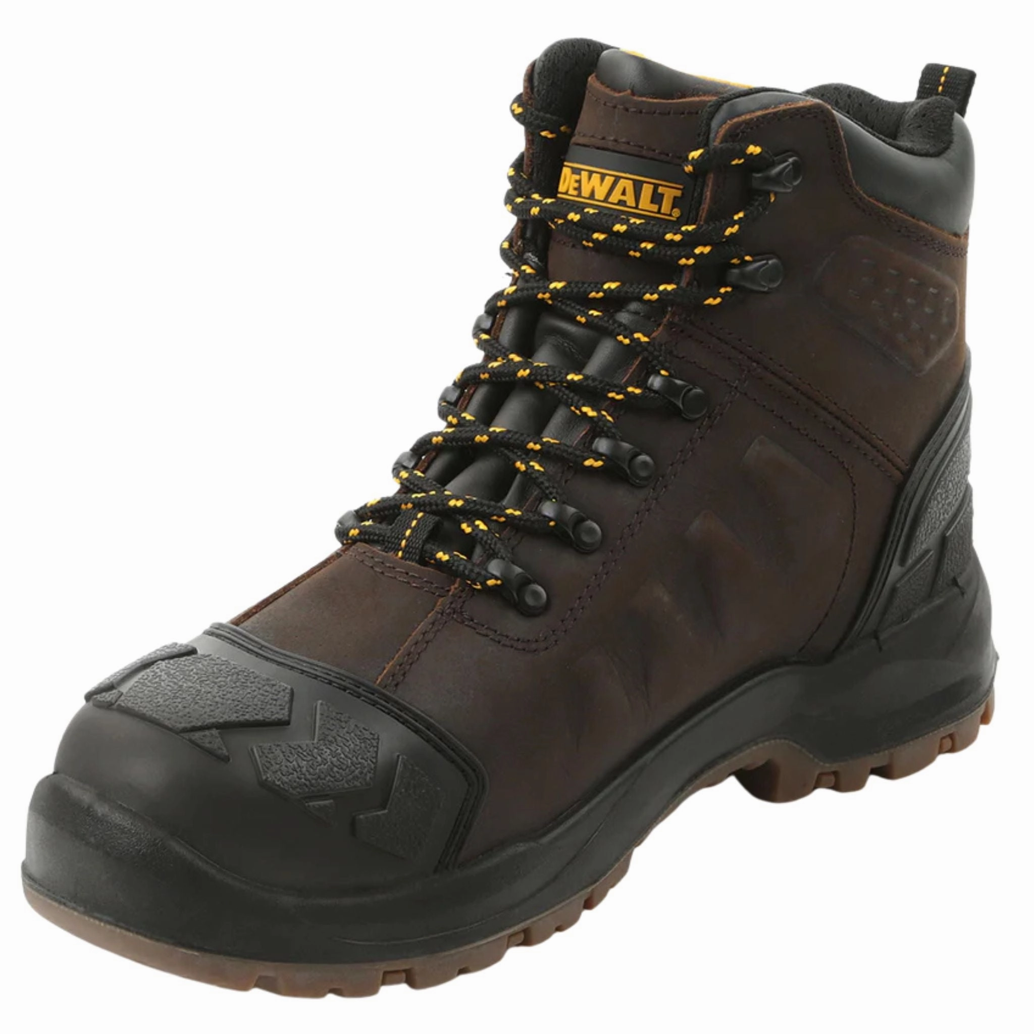 Soccer Boots High Tops DEWALT Men's DXWP10051 Hadley Brown Waterproof Steel Safety Toe Work Boots (EXTRA WIDE)
