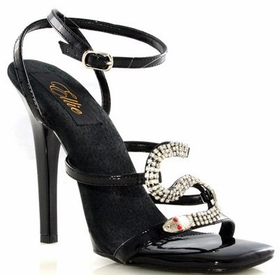 High Heel Shoes Health 5" Strap Sandal with Snake D'cor (ES508-CHANTEL)