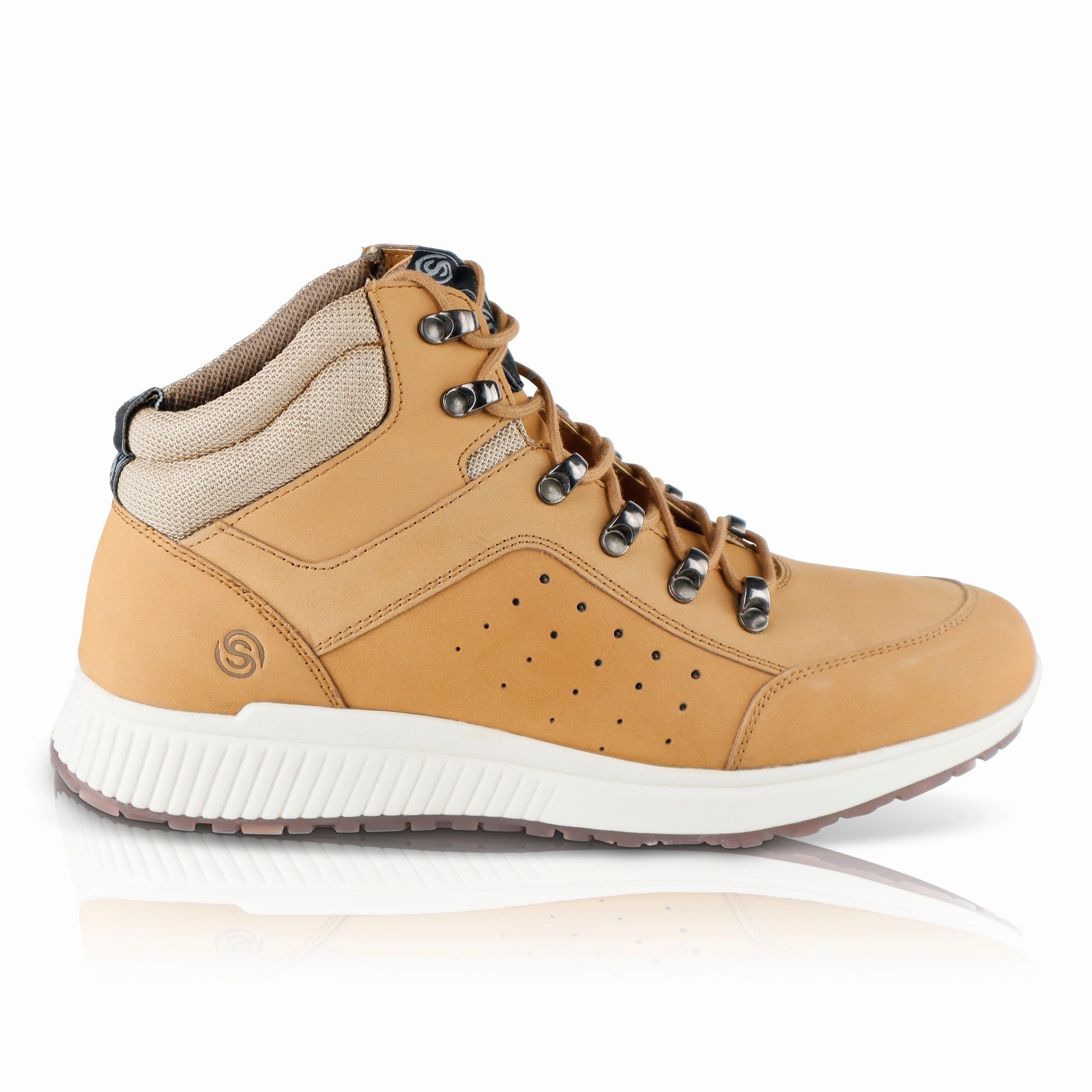 Northside Snohomish Hiking Boot Finsbury Nubuck Leather Lace up Boots - Honey