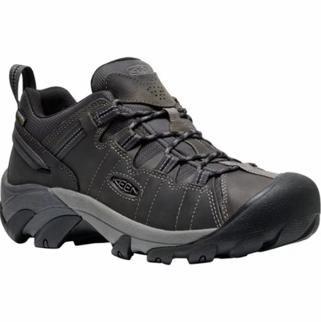 Newton Ridge Plus Waterproof Amped Hiking Boot Keen Men's Targhee II Waterproof Hiking Boots - Steel Grey/ Black