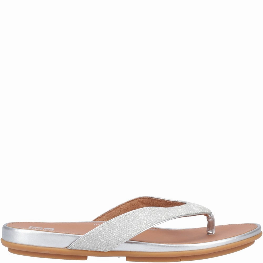 Fitflop Gracie Shimmerlux Toe Post Sandals Tassel Flip Flops