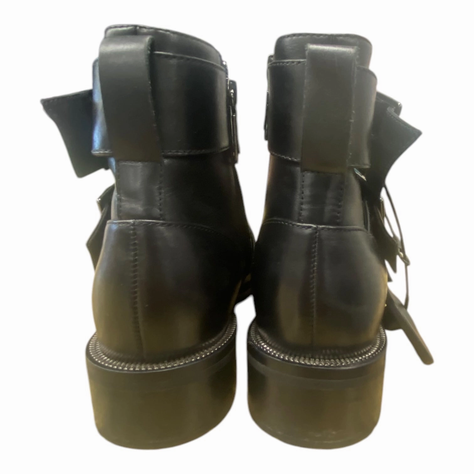 2014 Ankle Boots Boots Ankle Heels By Blondo In Black, Size: 7