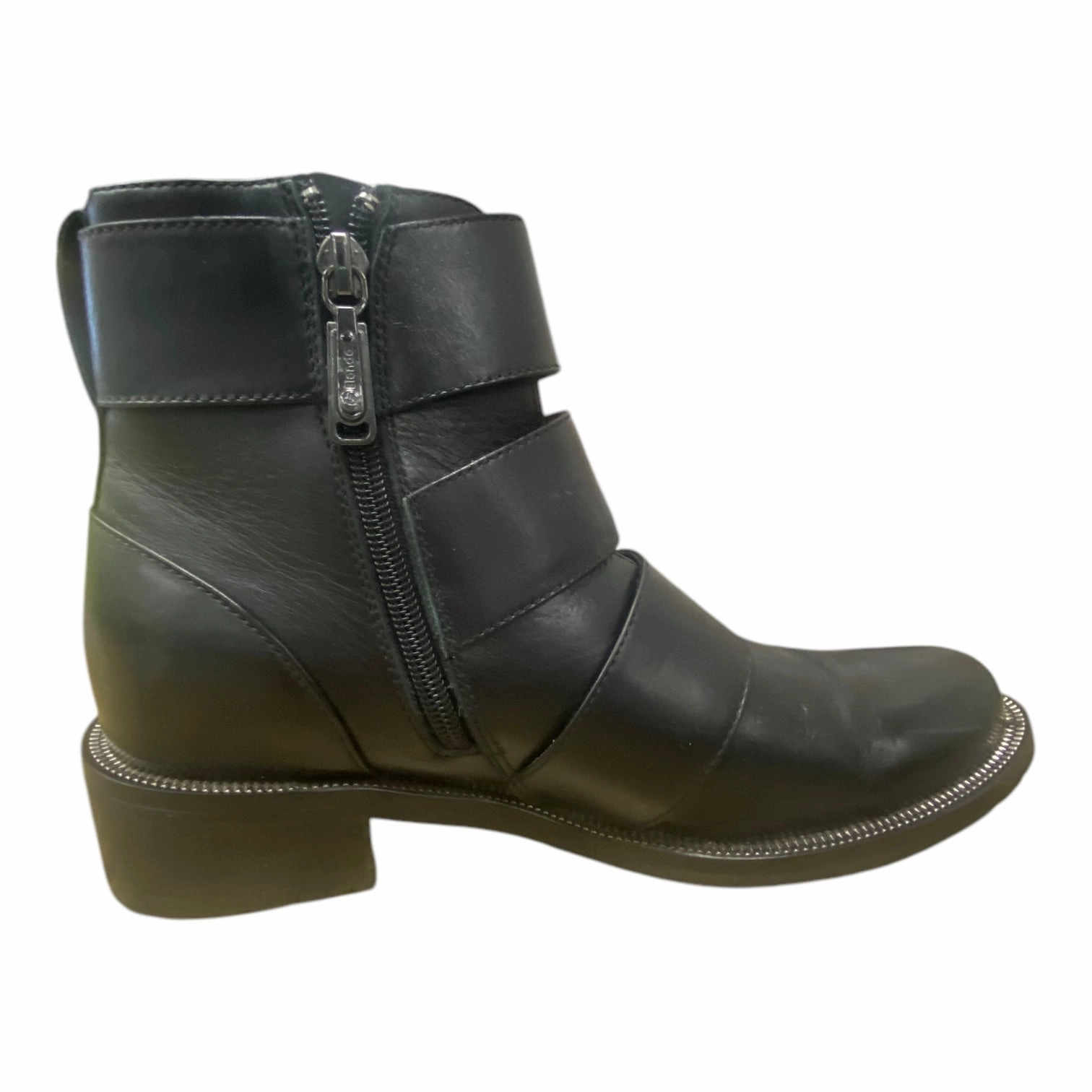 Ankle Boots Heel Boots Ankle Heels By Blondo In Black, Size: 7