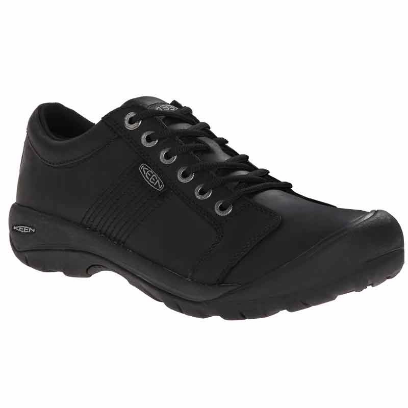 Keen Men's Austin Oxford - Black Hiking Boots 6.5