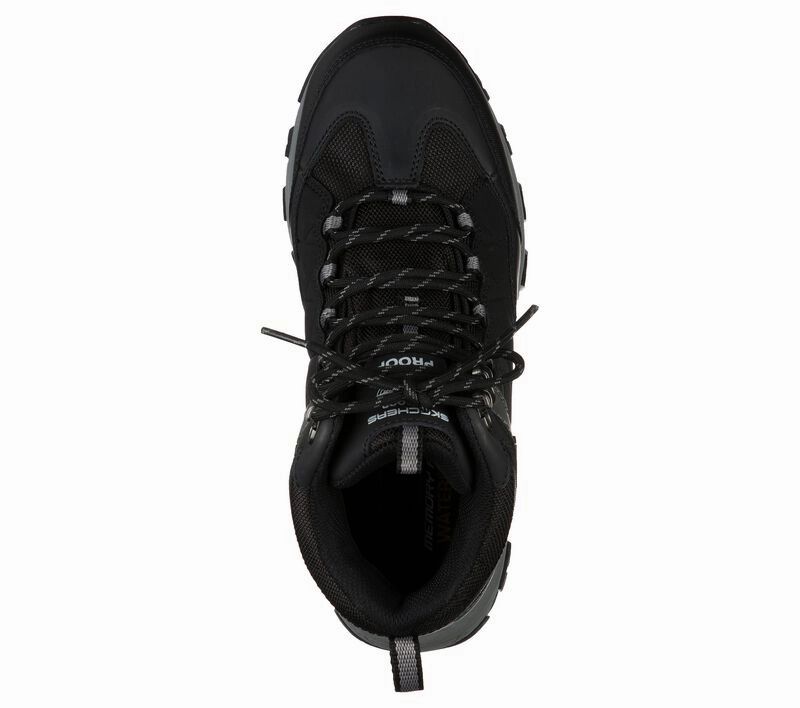 Men's Relaxed Fit Skechers 66283 Selmen Telago Hiking Boots Waterproof Boots Sale