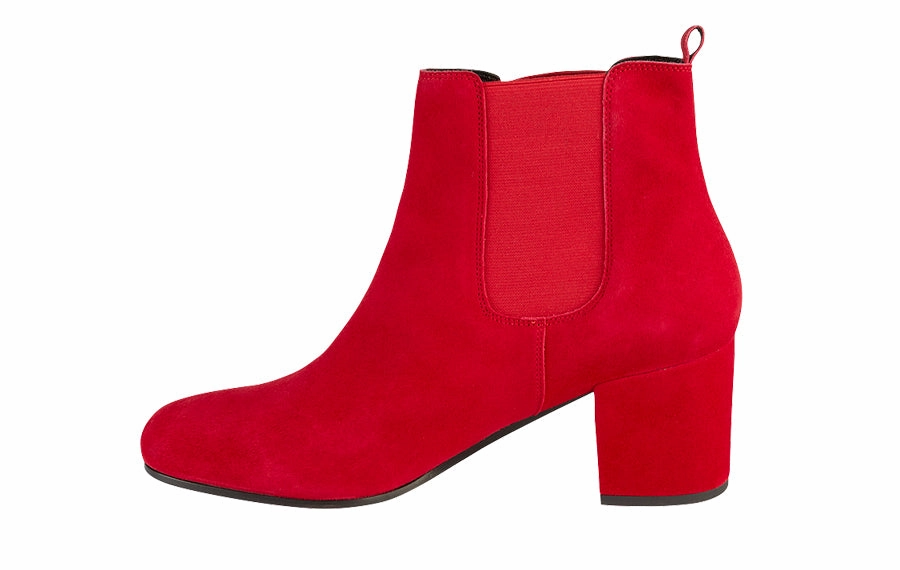 Chelsea Boots Size 39 Ken Rubber Red