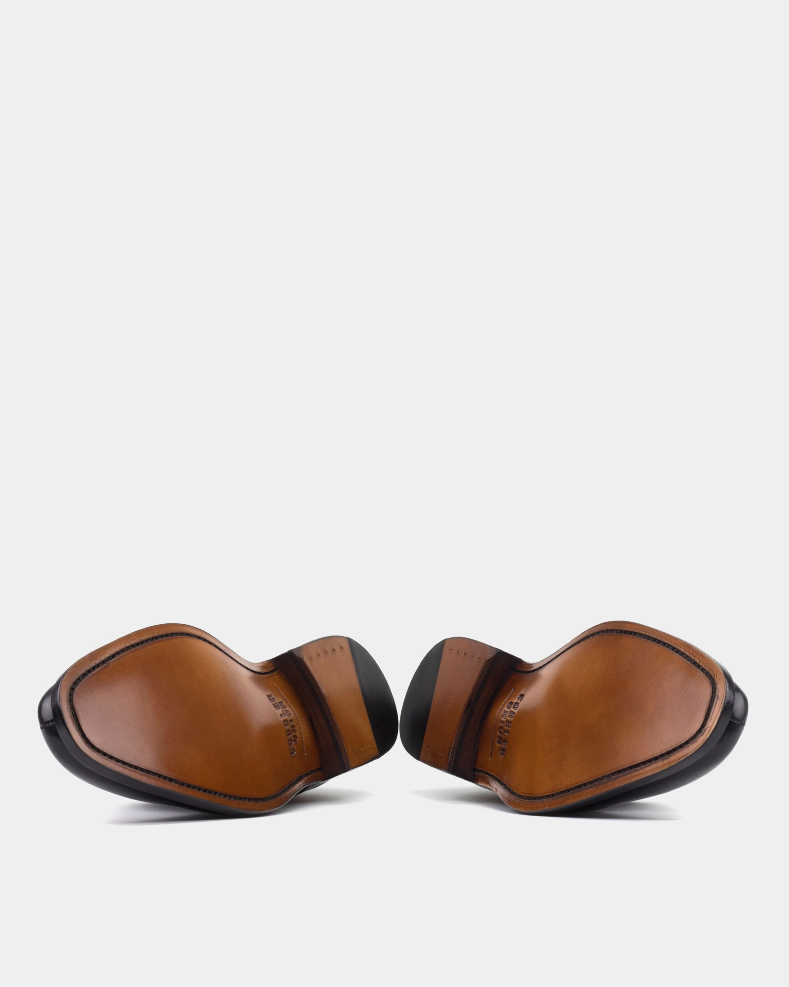 Perforated Lace Up Shoes Norwegian Brown Derby - 722