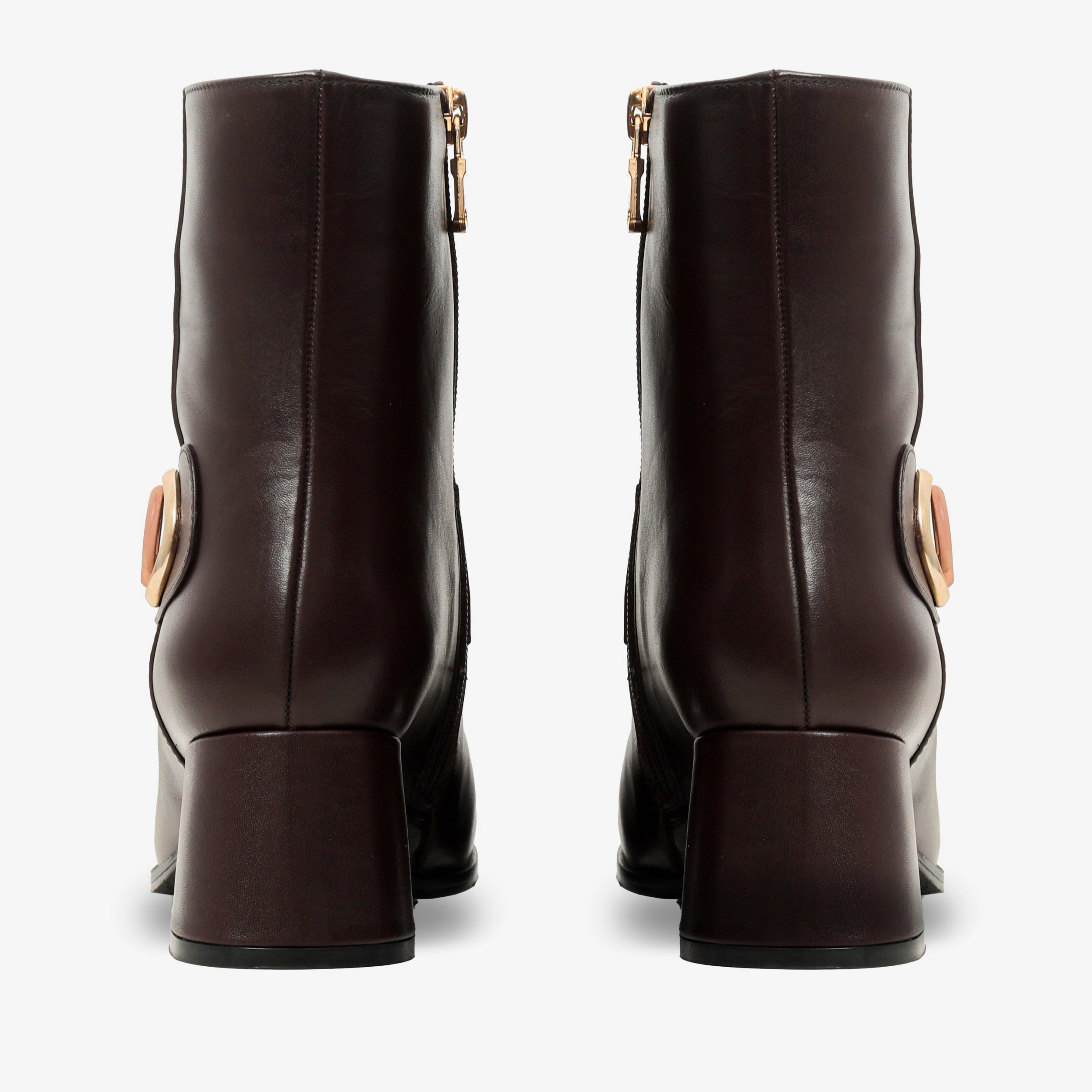 The Windsor Brown Leather Block Heel Women Boot Danner Chelsea Boots