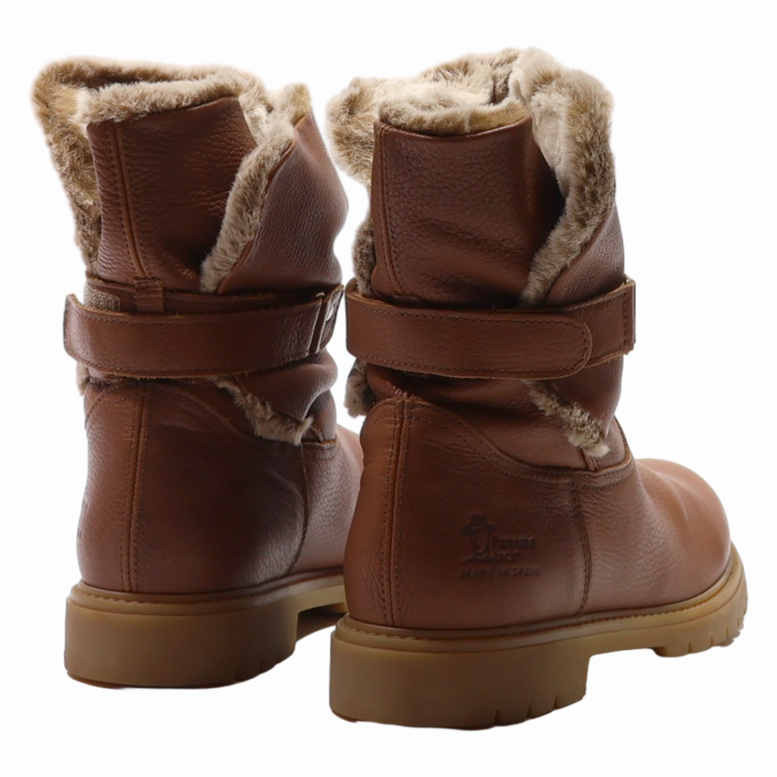 PANAMA JACK Snow Boots Brown Leather Womens UK 7 Steel Horse Snow Boots