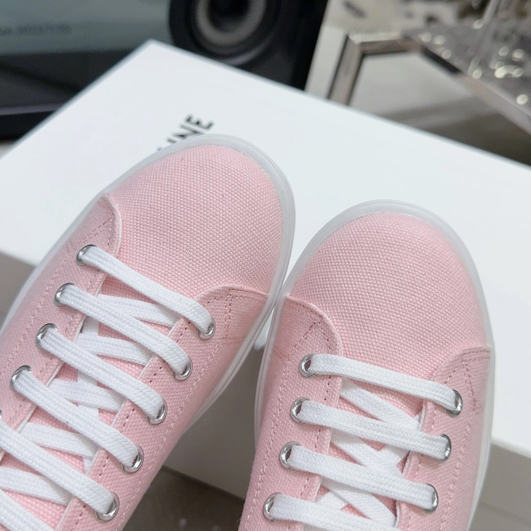 Green Shoes SE1176 JANE SNEAKERS LOW LACE-UP WITH TRIOMPHE PATCH / Size5-10