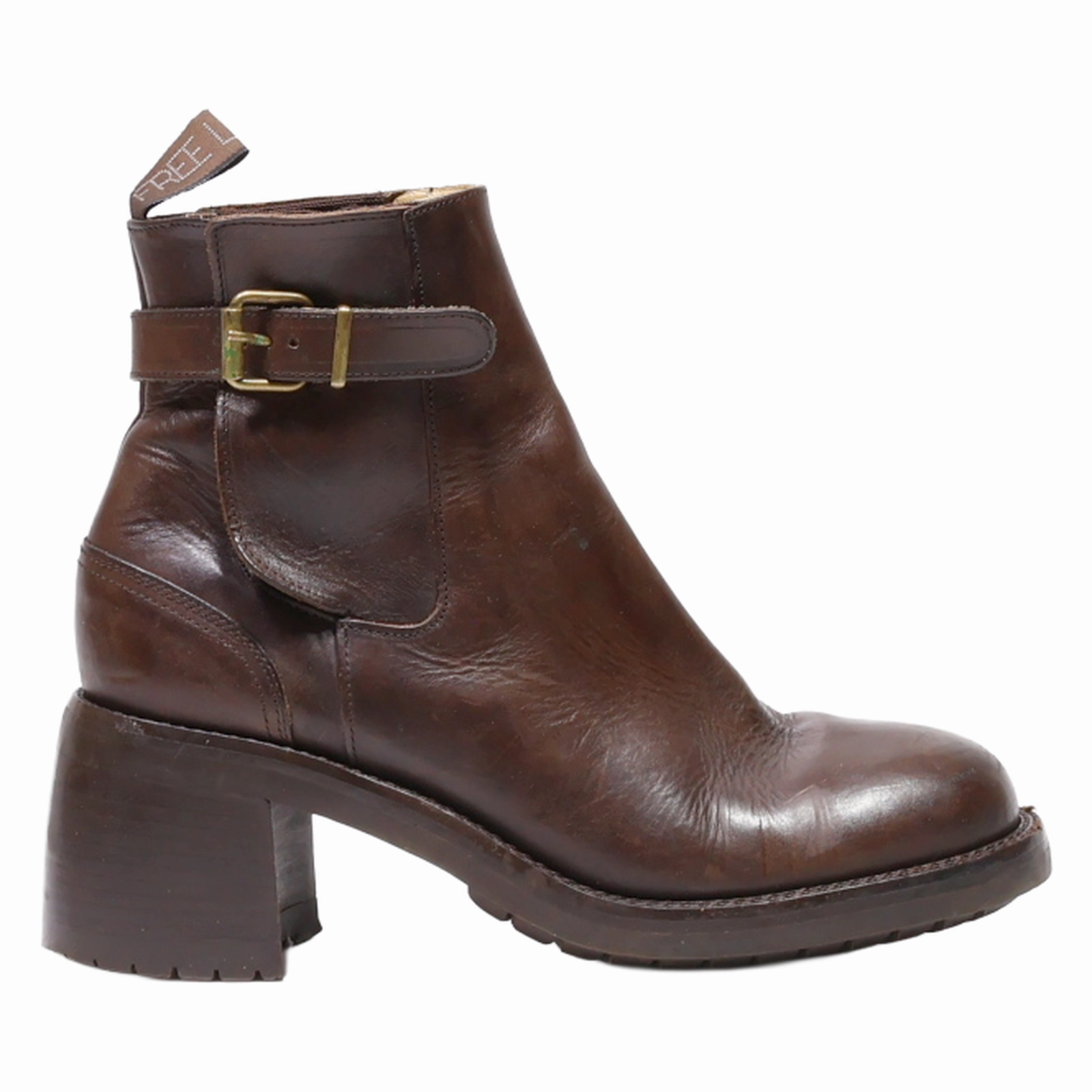 FREELANCE Chelsea Boots Brown Leather Womens UK 7 Oregon City Chelsea Boots
