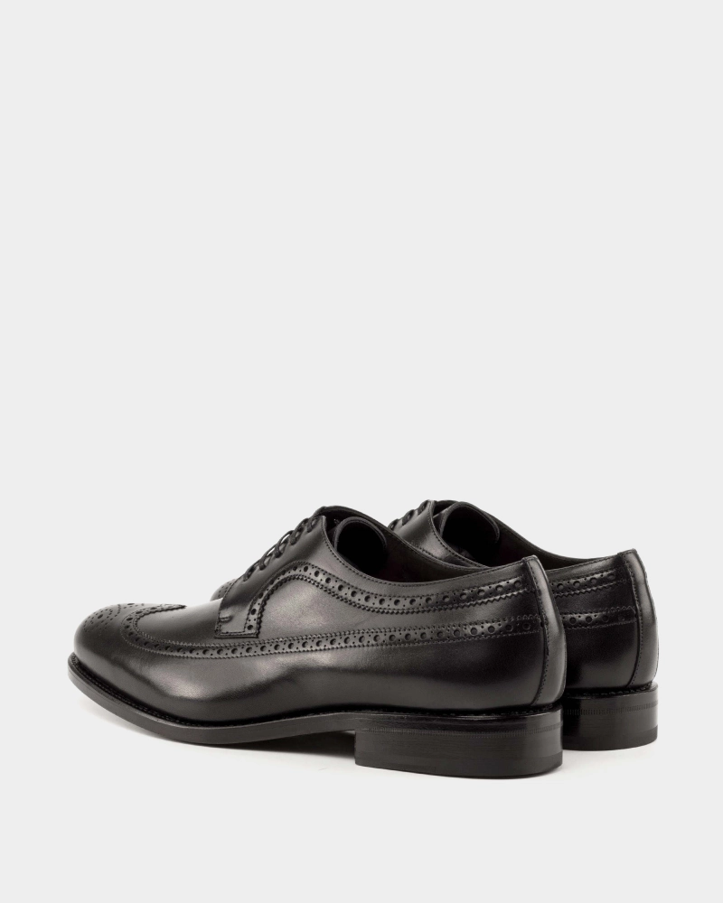 Dune Lace Up Shoes SAMPLE - Alex Black Calf - 675