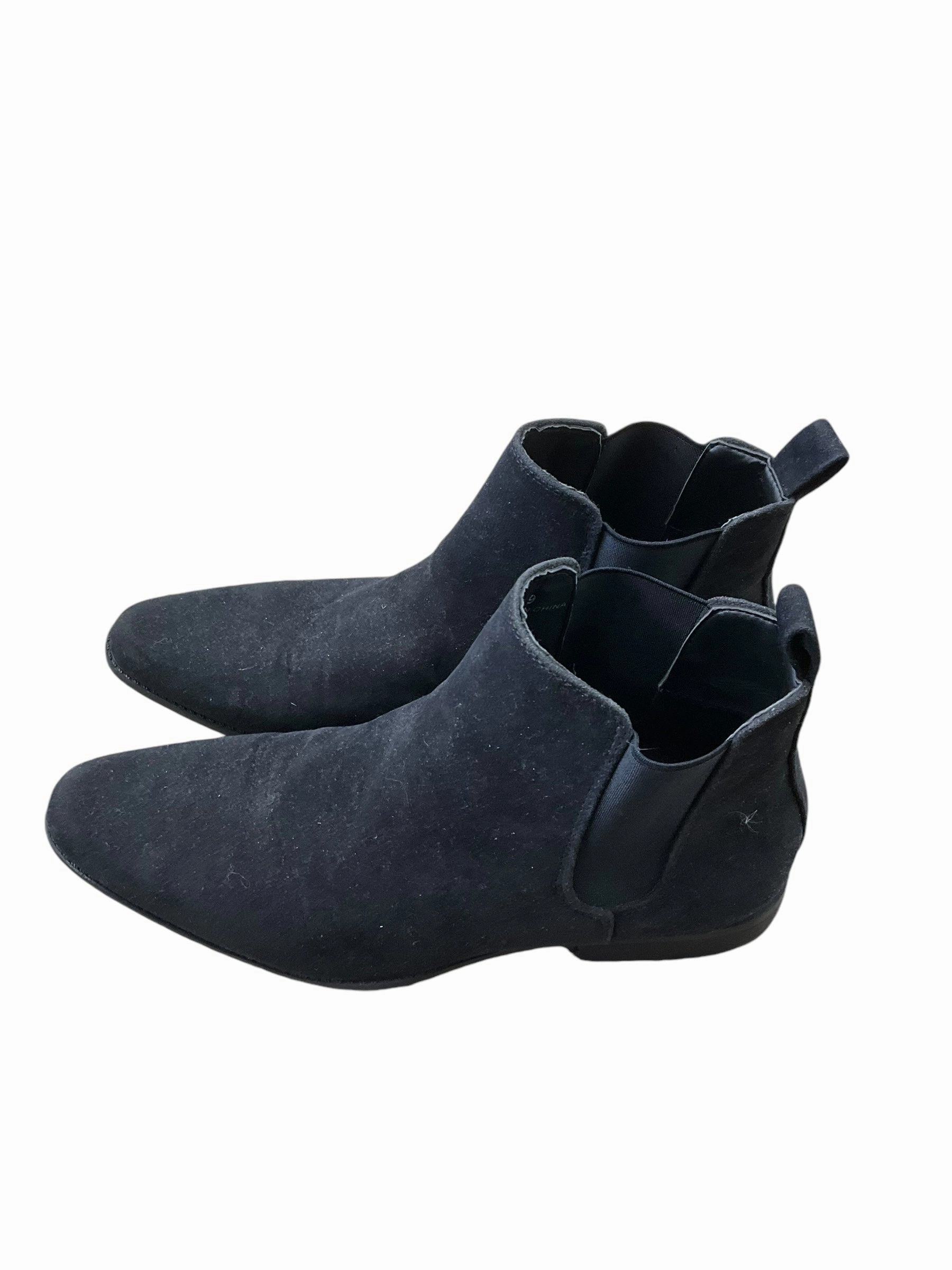 Eagan Ankle Boots Boots Ankle Flats By Asos In Black, Size: 9