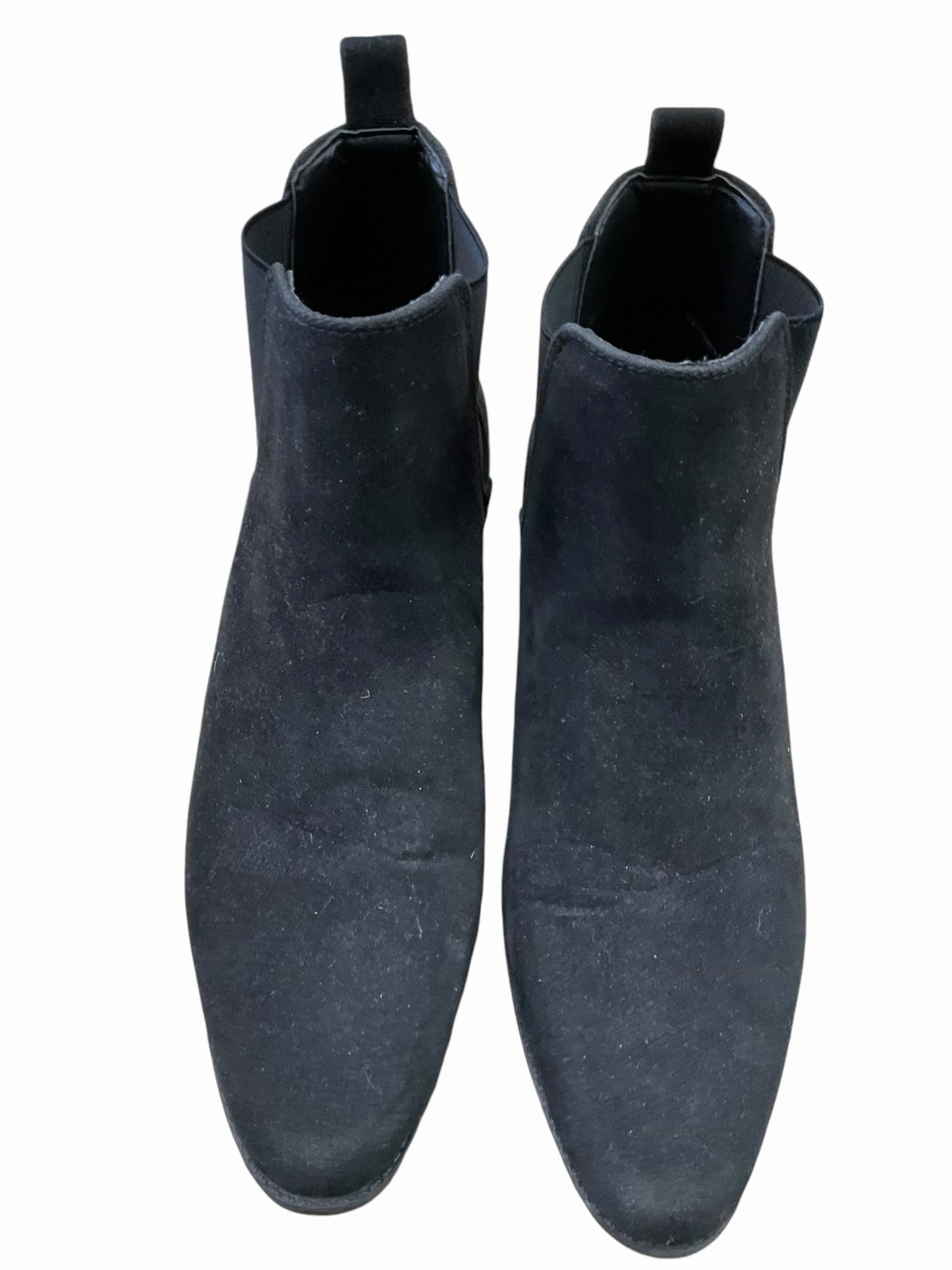 Boots Ankle Flats By Asos In Black, Size: 9 Genuine Leather Ankle Boots