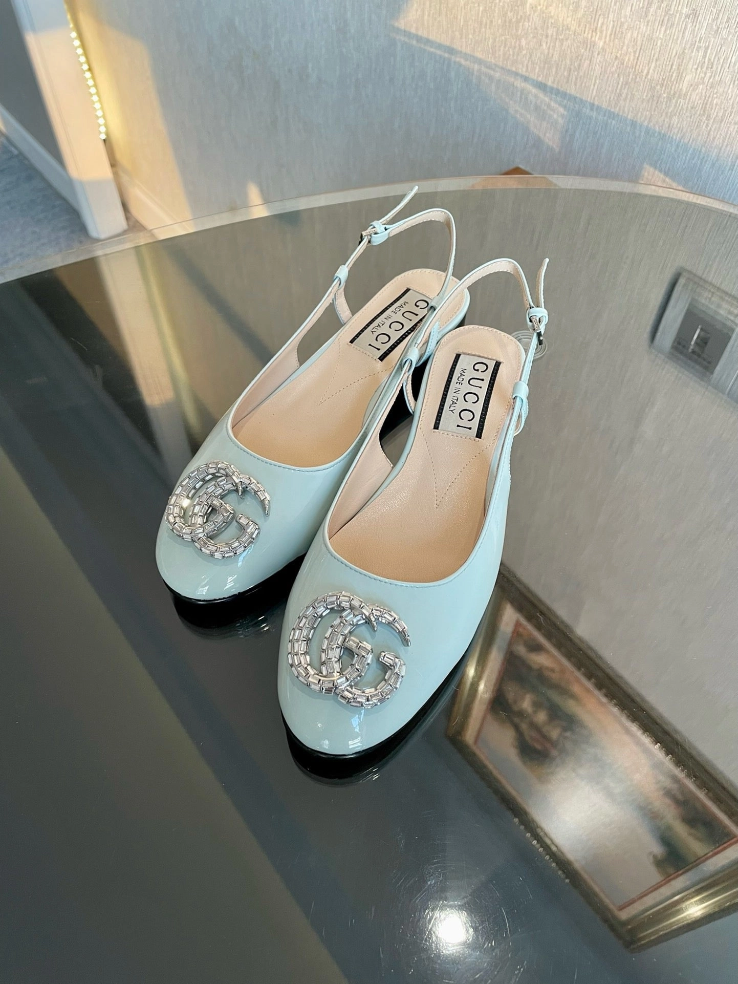 SE1271 Women's ballerina with Double G / Size5-11