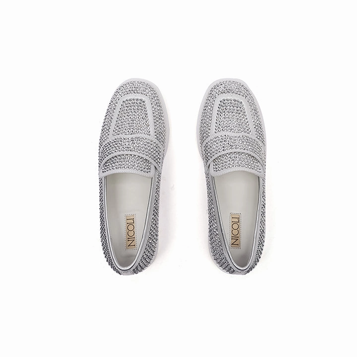 Alden Shoes Loafers Gelya - Silver