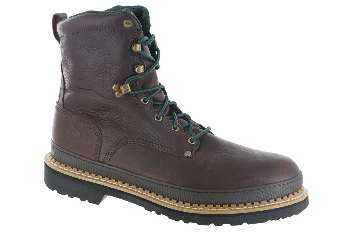 Georgia 8" Steel Toe Boot Leather Chelsea Work Boots