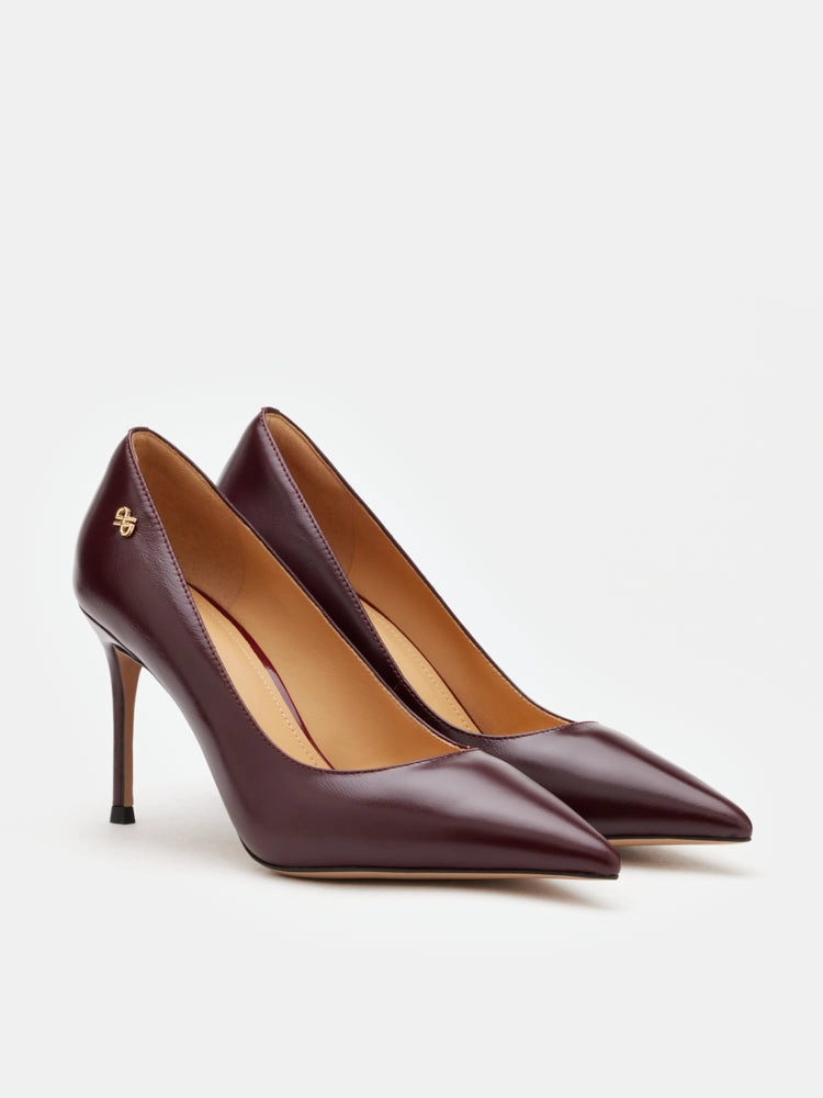 Removable High Heel Shoes Stefano Patent Stiletto Heels