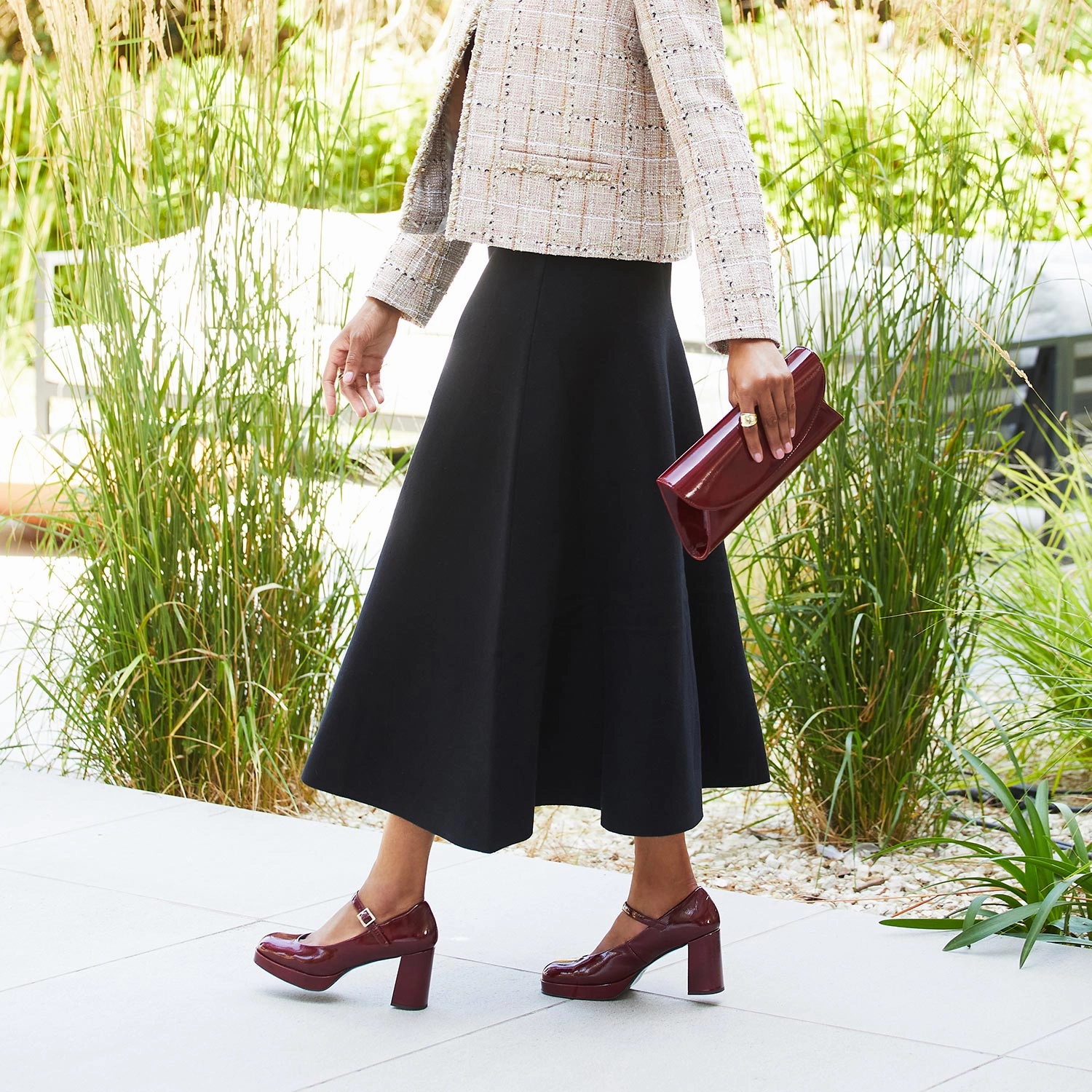 Earth Origins Rory Mary Jane Shoes Gerri: Bordeau Patent Leather