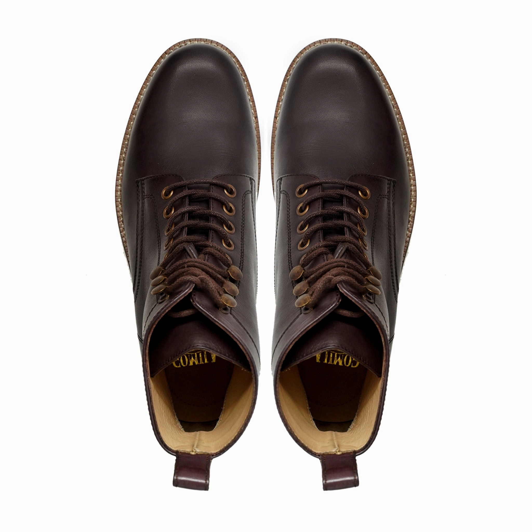 Cowtown Boots Curitiba - Men's Dark Brown Calf Leather Boot