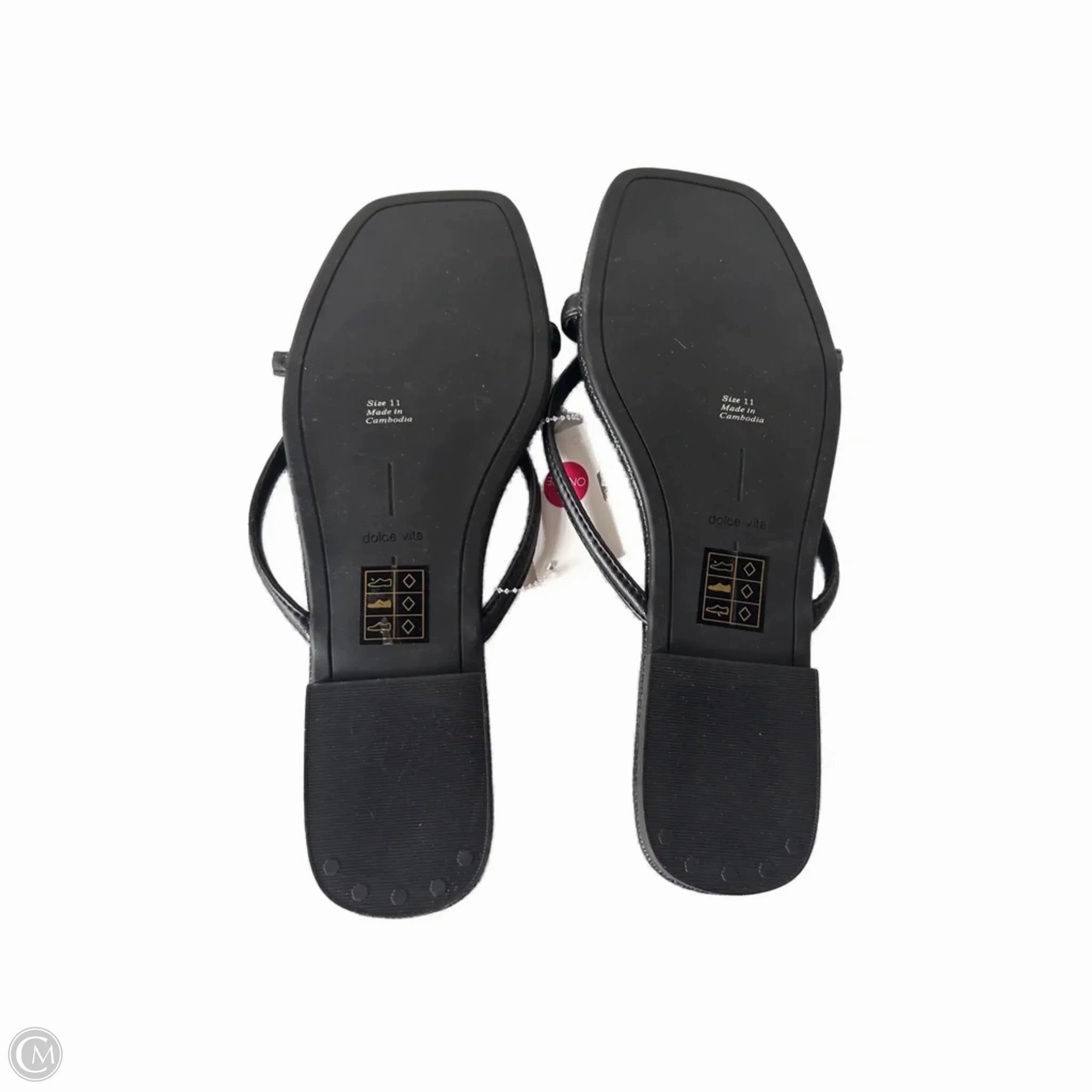 Folding Flip Flops Sandals Flip Flops By Dolce Vita In Black, Size: 11