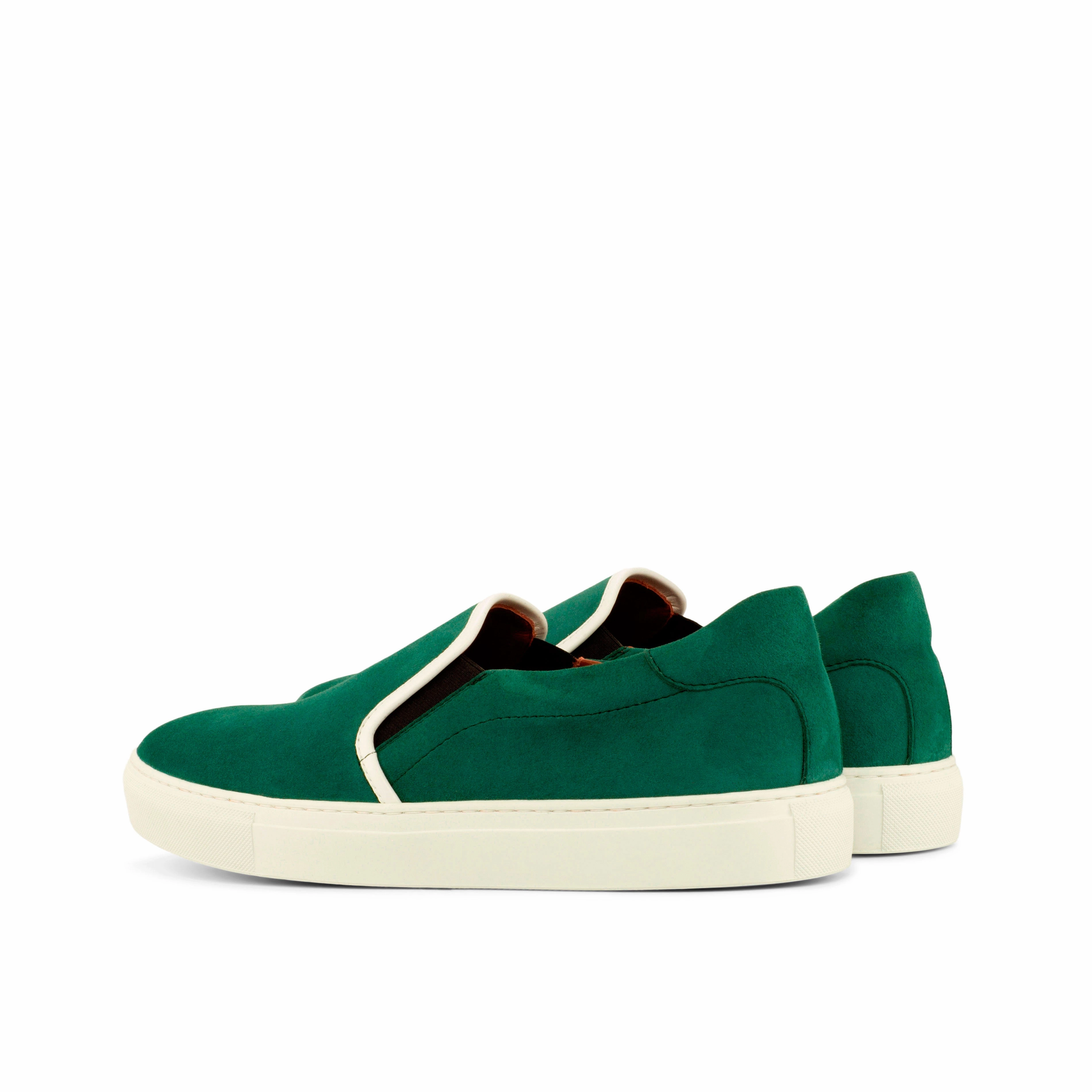 Green Suede Slip-On Sneakers Lane Bryant Sneakers