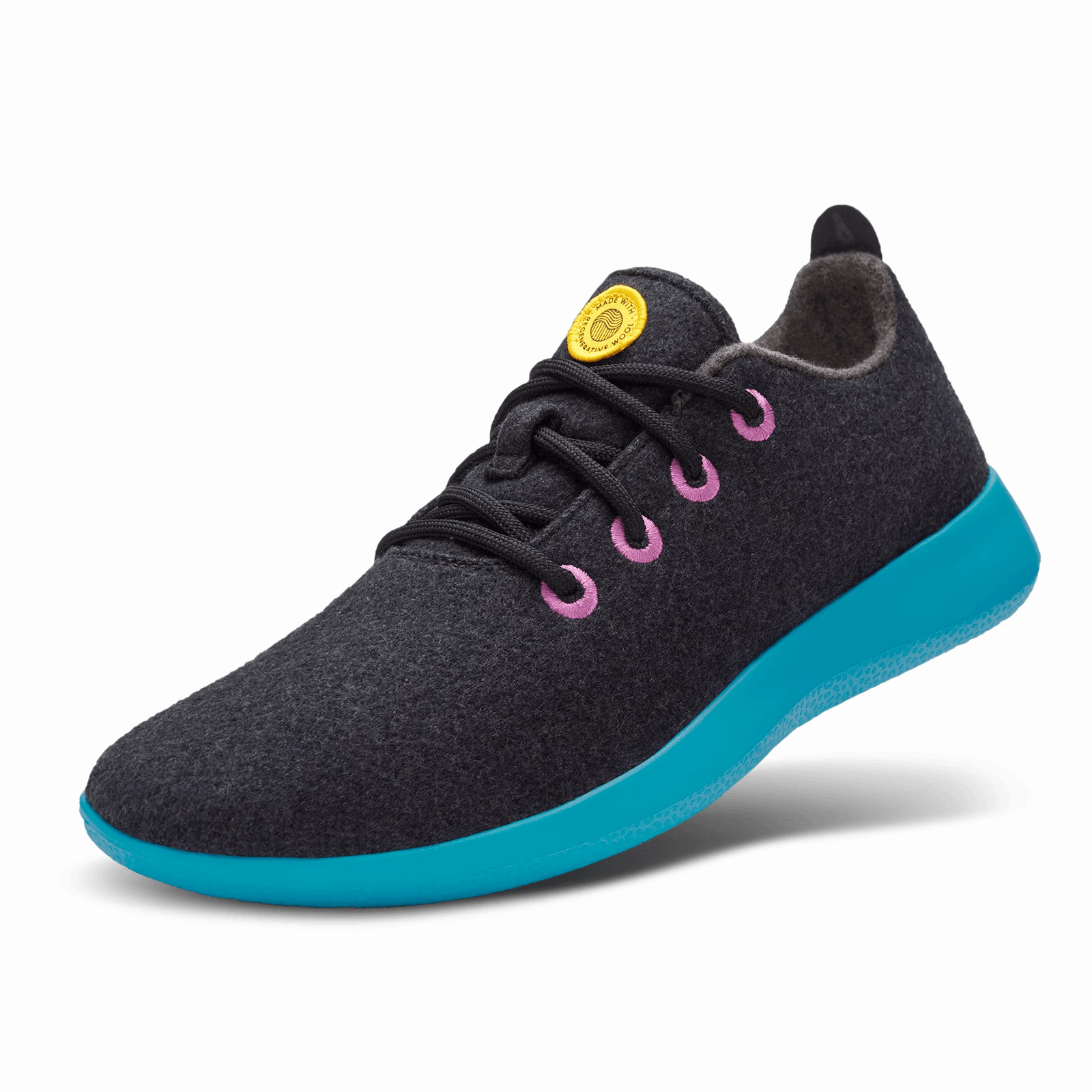 Allbirds Wool Runners - Limited Edition - Natural Black (Tribe Teal) Best Running Shoes For Running A Marathon