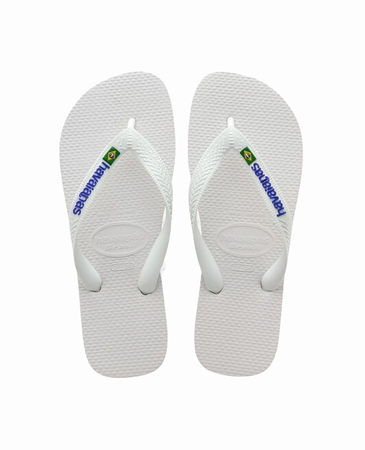 HAVAIANAS BRASIL LOGO - WHITE Big Joe Turner Flip Flop And Fly