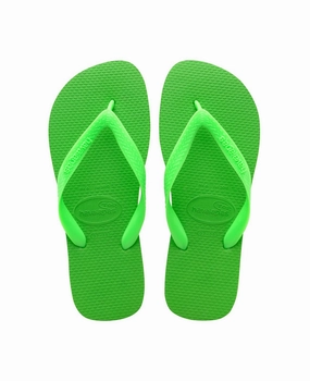 Margiela Tabi Flip Flops HAVAIANAS TOP - GREEN NEON