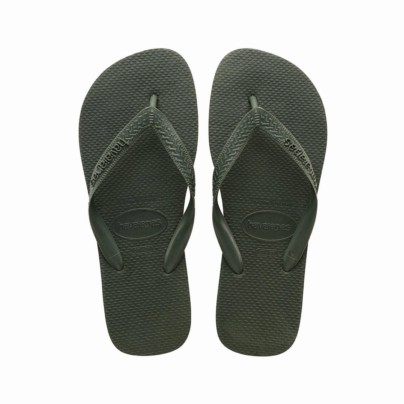 Bride & Groom Flip Flops HAVAIANAS TOP - OLIVE GREEN